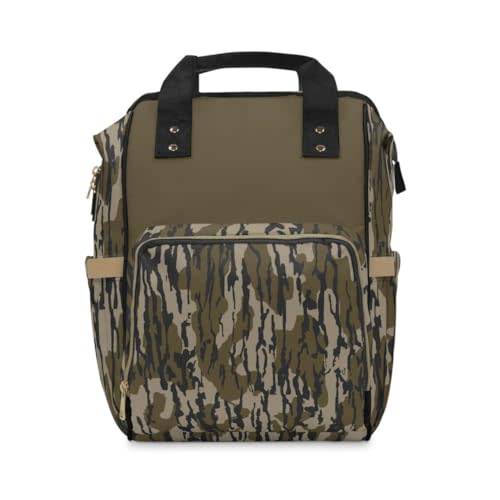 Generic Camo Backpack - Camo Rustic Diaper Bag/Travel Bag/Carryon/Hunting Bookbag - Waterfowl Camo - Large - Unisex