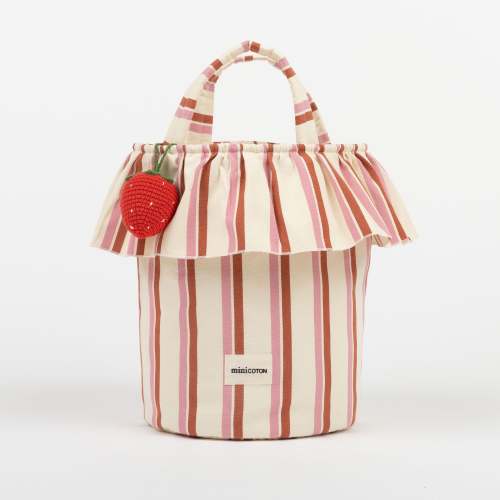 Stroller Basket Cherry + Pink