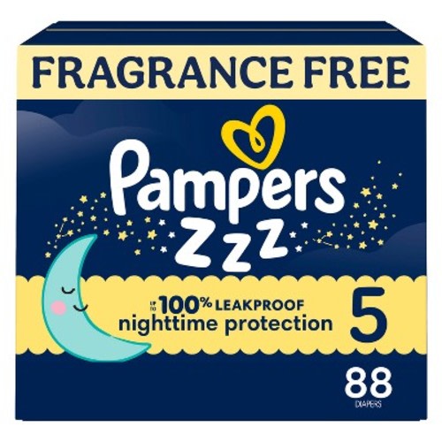 Pampers Swaddlers Overnight Diapers - Size 5 - 88ct