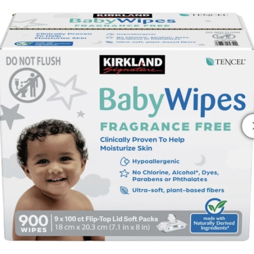 Kirkland Signature Baby Wipes Fragrance Free