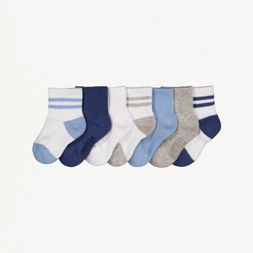 7 Pack Sports Quarter Crew Socks - Kmart