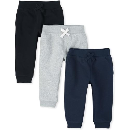 (12-18m) The Children's Place Baby Boys' Active Fleece Jogger Pants