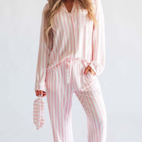 Women's Button Up Set In Poppy