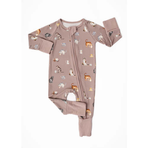 Cats and Coffee Bamboo Sleeper – Little Crowns & Capes