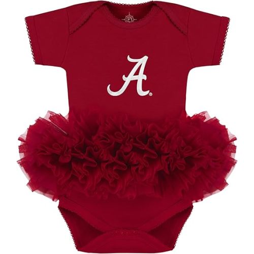 Creative Knitwear College Baby Tutu Bodysuit Dress-Team Logo, Multiple Colors, for Girls (0-12 Months)