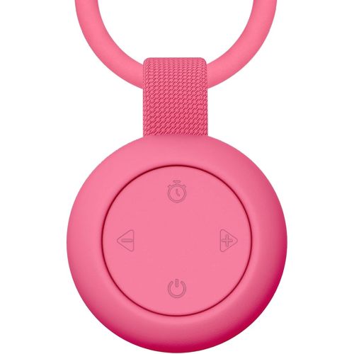 jaroco Portable Baby Sound Machine [White Noise for Babies Kids Adults][Timer Function][20 Soothing Sounds] 15 Hours Battery Life, Travel,Registry Gift,Shower,Clips on Baby Stroller.Rose