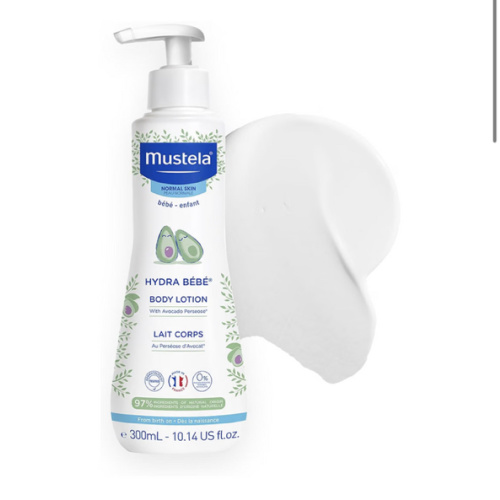 Mustela Hydra Bebe Body Lotion - Daily Moisturizing Baby Lotion with Natural Avocado, Jojoba & Sunflower Oil – Various Sizes