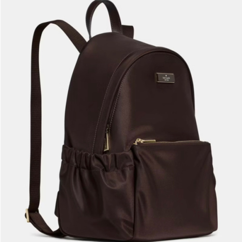 Carter Nylon Large Dome Backpack (Hot Fudge)