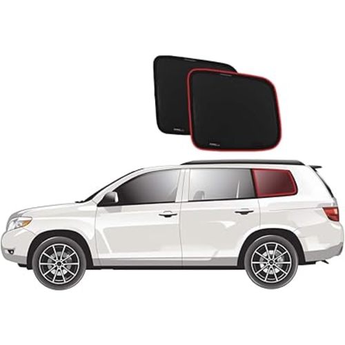 SNAPSHADES Port Window Shades for Toyota Kluger/Highlander 2nd Gen (XU40; 2007-2013)