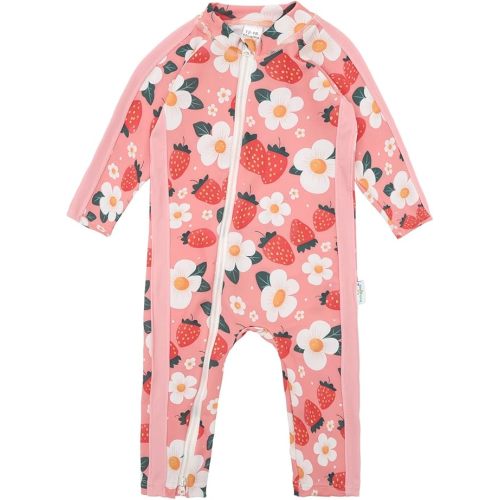 babygoal One Piece UPF 50+ Rash Guard Swimsuit, 9-12M