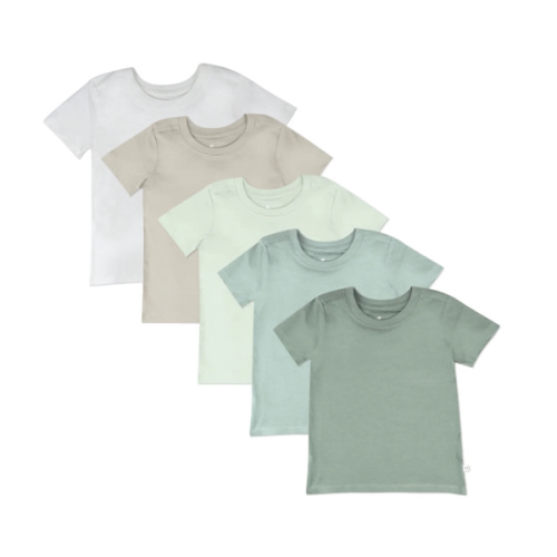 5-Pack Organic Cotton Short Sleeve T-Shirts | Honest Baby Clothing
