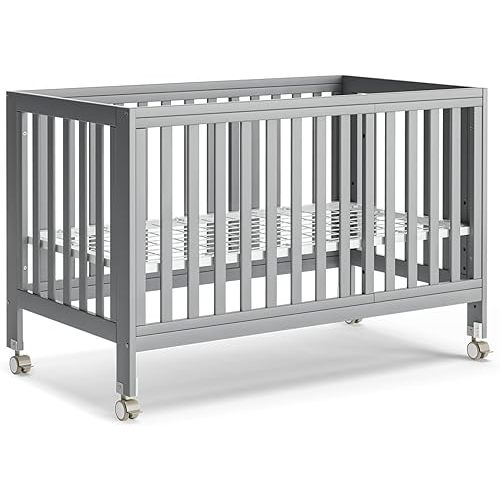 MAMAZING EvoNest 11-in-1 Convertible Baby Crib with Wheels