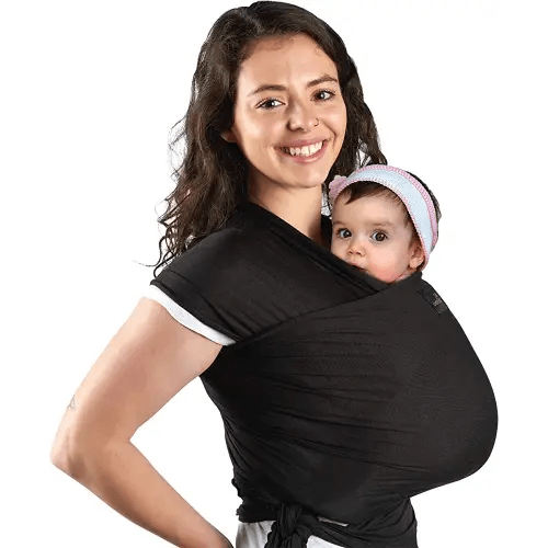 Lightweight Baby Wrap - Natural and Breathable Babywearing Carrier Sling for Babies, Infants, & Newborns by sweetbee