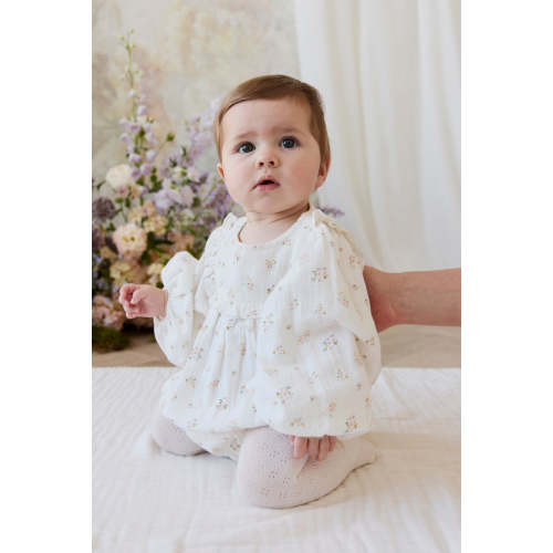 Organic Cotton Muslin Frances Playsuit-Ayla Whisper – Jamie Kay USA