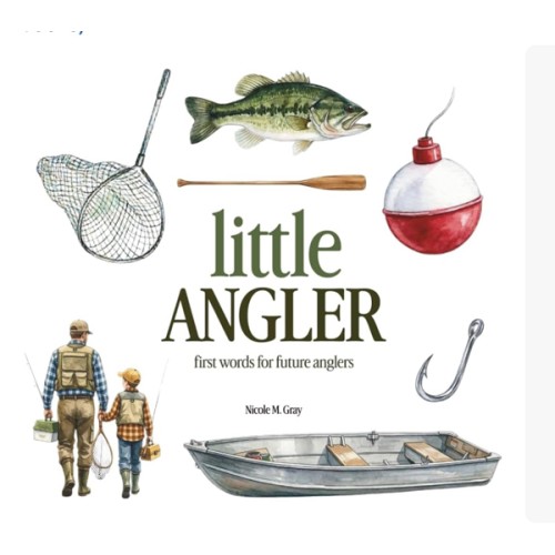 Fishing Book for Baby, Toddlers & Kids | Little Angler: First Words For Little Boys & Girls | Vocabulary Builder: Picture Book with 70 Simple Fishing ... (Little Outdoor Buddies: First Words Books)