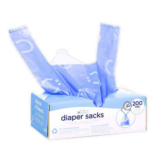 Ubbi® 200-Count Diaper Sacks in Periwinkle