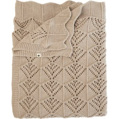 Organic Cotton Wavy Knit Baby Blanket