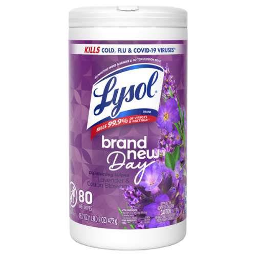 Lysol Lavender & Cotton Blossom Disinfecting Wipes - 80 ct tub | Giant