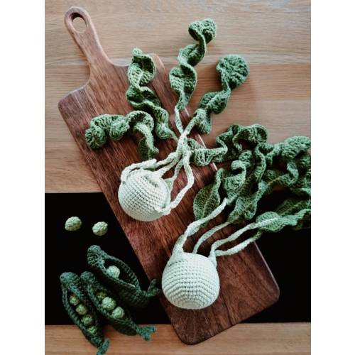 Crochet Kohlrabi Vegetables. Pretend Play Food Set Kids