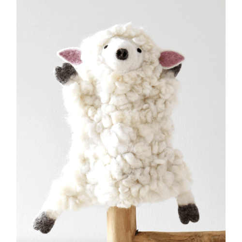 Wool Hand Puppet - Lamb