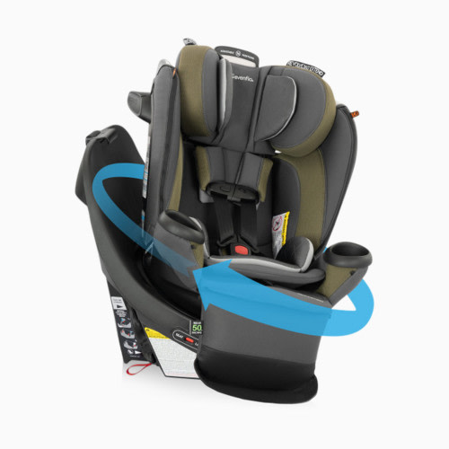 Evenflo Revolve360 Extend All-in-One Rotational Car Seat with Quick Clean Cover - Rockland Green