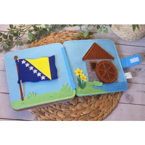 Knjiga Bosna i Hercegovina – Edukativna tiha knjiga za djecu