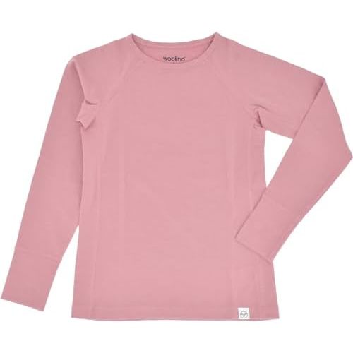 Woolino Merino Wool Base Layer for Kids - Super Soft Kids Long Sleeve Thermal Top - All Natural Base Layer Shirt