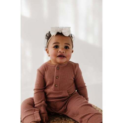 Waffle Romper Burlwood - Babysprouts | Maisonette