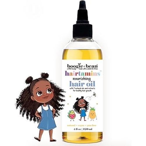 Kids Hair Oil, Baby Hair Moisturizer and Kids Hair Vitamins for Hair Growth; Baby Hair Products for Black Babies, Infants and Toddlers Natural
