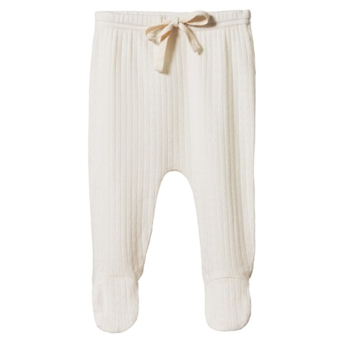 Pointelle Footed Pants