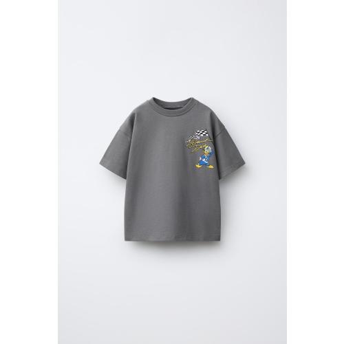 DONALD DUCK RACE © DISNEY T-SHIRT - Anthracite grey | ZARA United States
