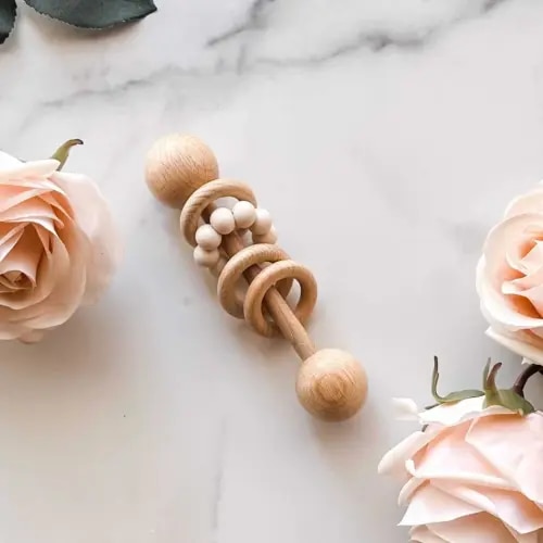 Non-Toxic Wooden and Silicone Ratte — NURTURED 9