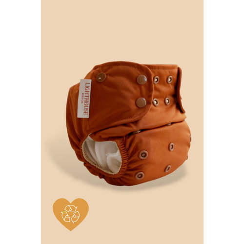 All-In-One Cloth Diaper One-Size with AWJ - 𝑾𝒐𝒐𝒅𝒍𝒂𝒏𝒅