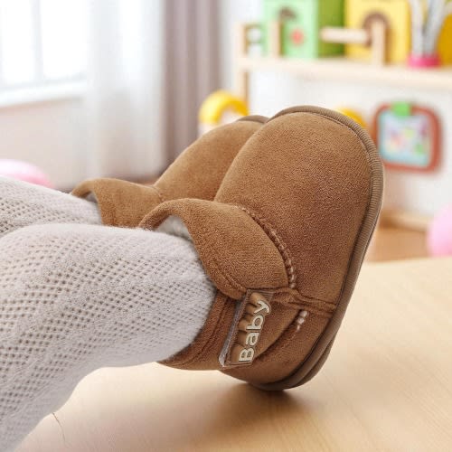 Baby Winter Boots – Soft Fleece, Warm and Cozy shoes for Toddler Boys or Girls.