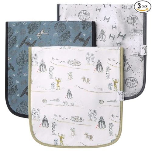 Copper Pearl Baby Burp Cloth Large 21''x10'' Size Premium Absorbent Triple Layer 3-Pack Gift Set Tatooine
