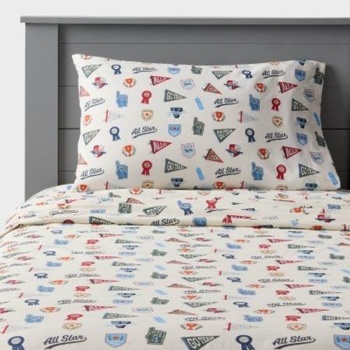 Full All Star Sports Kids' Cotton Sheet Set - Pillowfort™