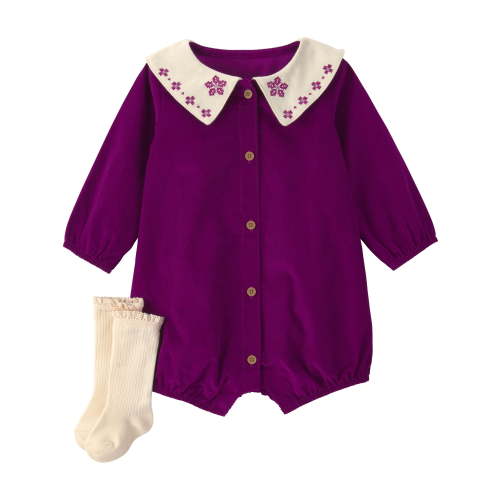 Carter's Child of Mine Baby Girl Romper Outfit Set, 2-Piece, Sizes 0/3-24 Months