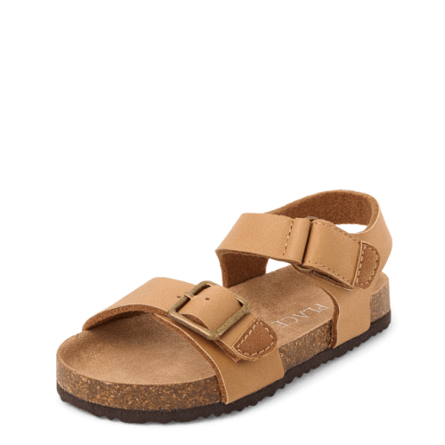 Toddler Boys Buckle Sandals - Tan