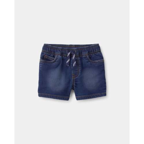 Baby Boy Denim Drawstring Shorts - Dark Wash - OshKosh B'gosh | Carter's