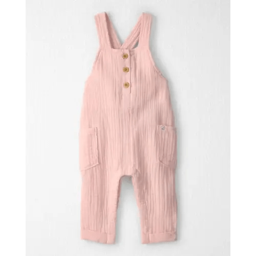 Baby Girl Organic Cotton Gauze Overalls - Little Planet | Carter's