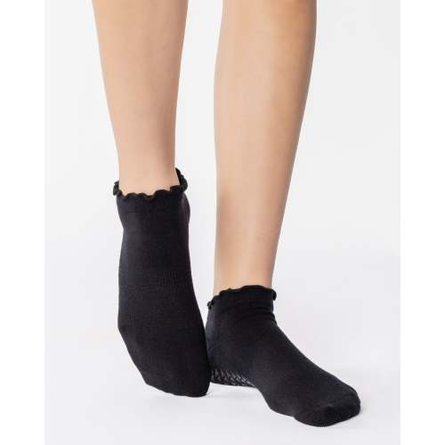 Ruffle Full Foot Grip Sock