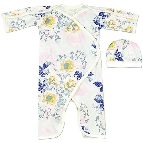 Boys & Girls Long-Sleeve NIC-Jumpsuit - NICU Friendly - Teeny (2-4lbs)