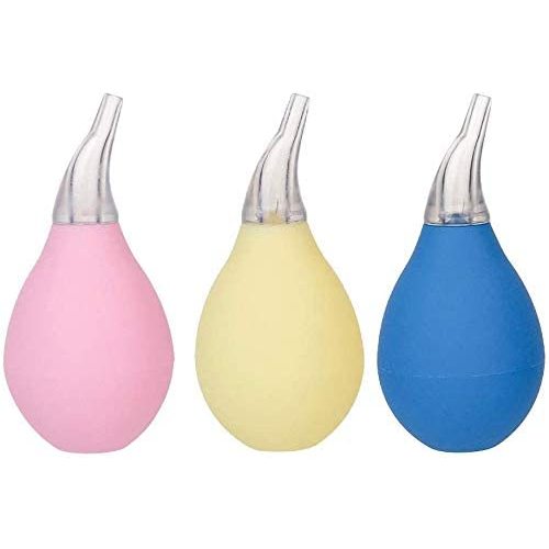 3 PCS Premium Nasal Aspirator for Baby Profesional Aspirator Snot Sucker Clear Nasal Mucus Remover Baby Suction Nose Cleaner Best for Infant Nose Congestion Relief