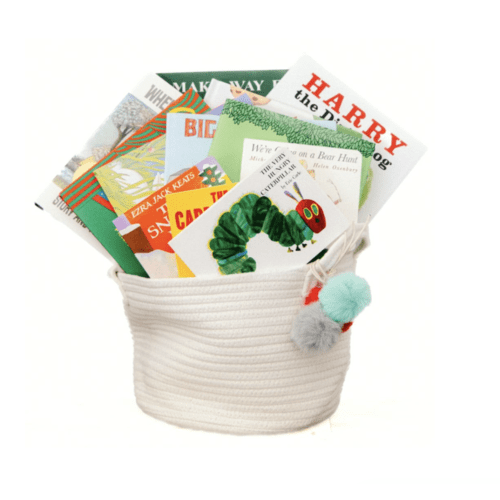 Baby Books Gift Basket - Bookworm-To-Be