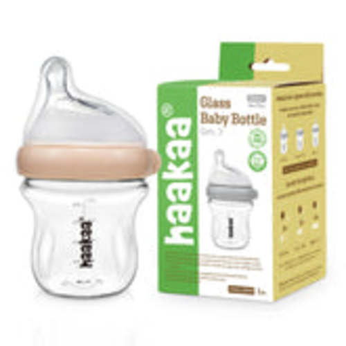Haakaa USA Haakaa Generation 3 Glass Baby Bottle 3 oz/90 ml, 1 PK | EarthHero