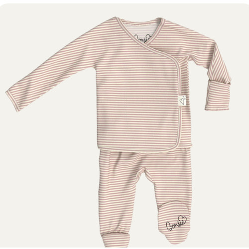 Footie - Berry Twist – Bonsie Skin to Skin Babywear
