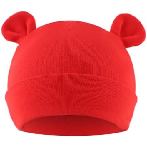 Pesaat Newborn Hospital Hat 0-12Months Preemie Boys Girls Beanie Solid Infant Baby Hats Autumn Winter