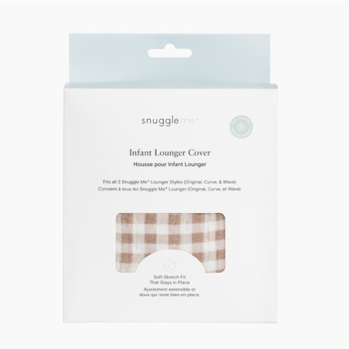 Infant Lounger Muslin Cover | Gingham