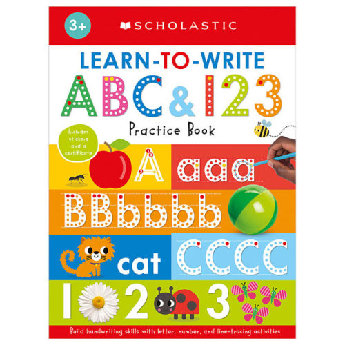 Scholastic Early Learners: Learn-to-Write ABC & 123 Practice Book by Scholastic | The Scholastic Parent Store