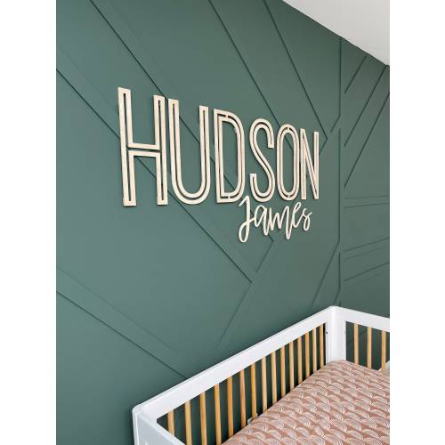 Name Sign for Nursery, Wooden Letters, Name Sign, Nursery Letters, Wall Art Above Crib, Nursery Decor, Wood Name Sign for Kids Room